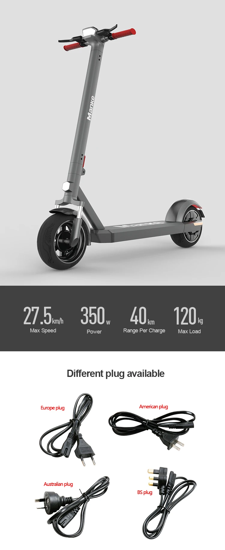 Scoter Eléctrico Manke MK089