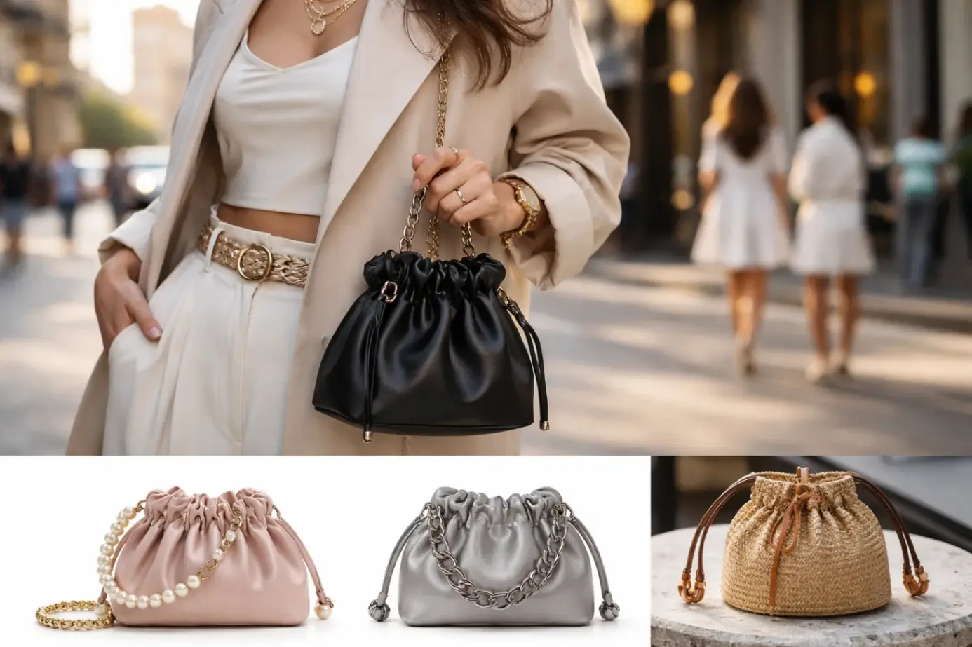 Pouch-bag 2026: tendencia de bolsos tipo saco